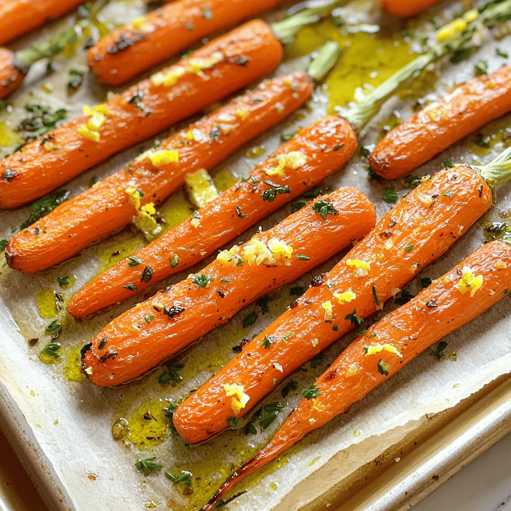 Garlic Herb Roasted Carrots Delightful and Easy Recipe