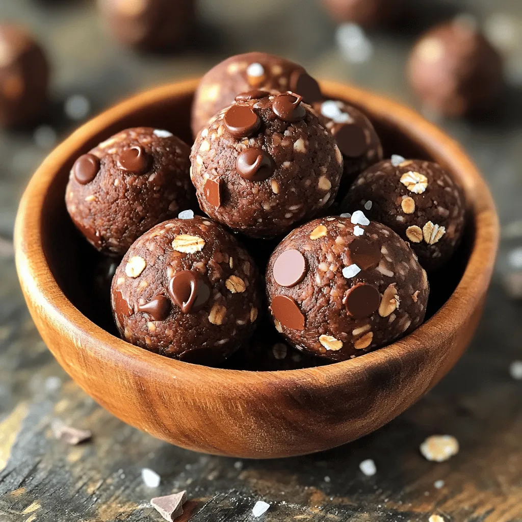 No Bake Chocolate Energy Balls Easy Healthy Snack