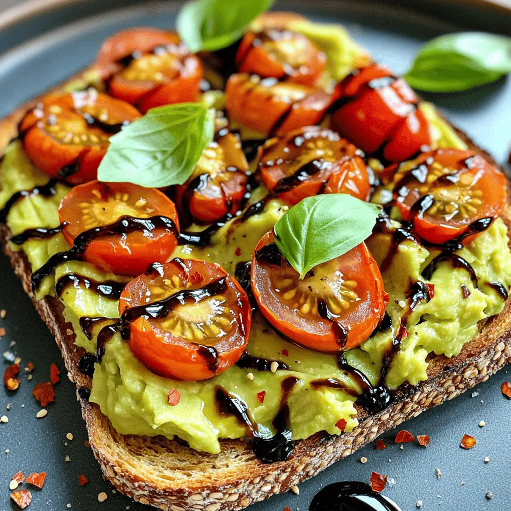 Flavorful Avocado Tomato Toast Easy and Healthy Meal