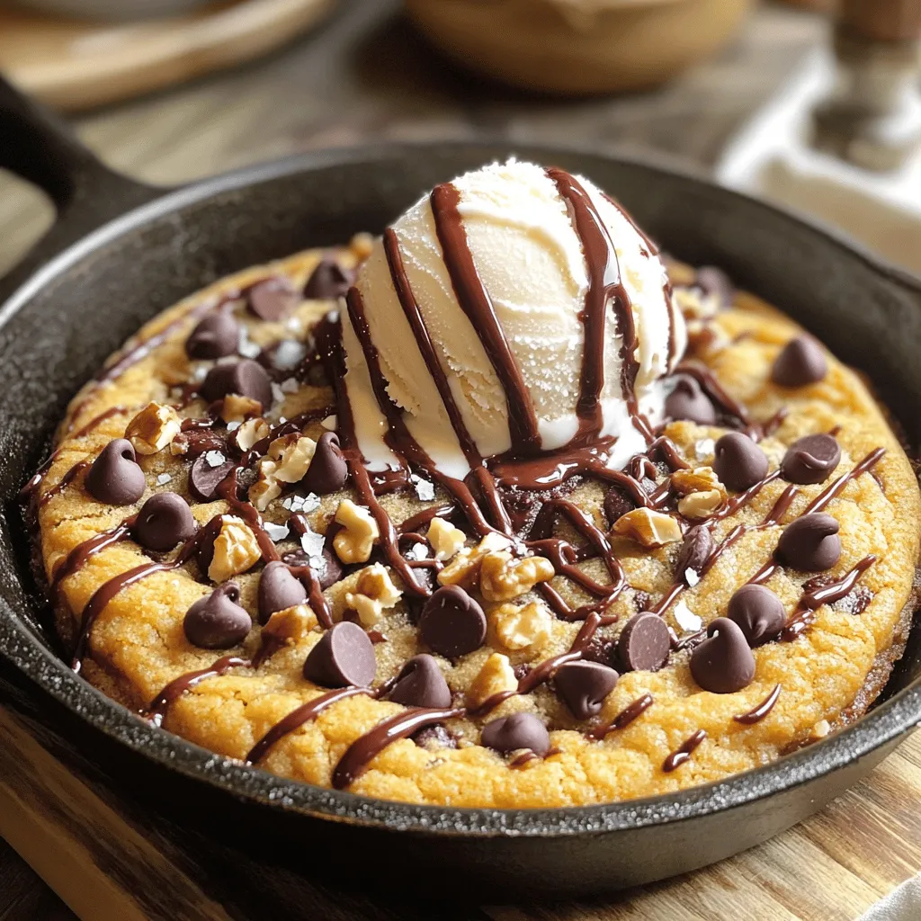 Chocolate Chip Cookie Skillet Irresistible Treat
