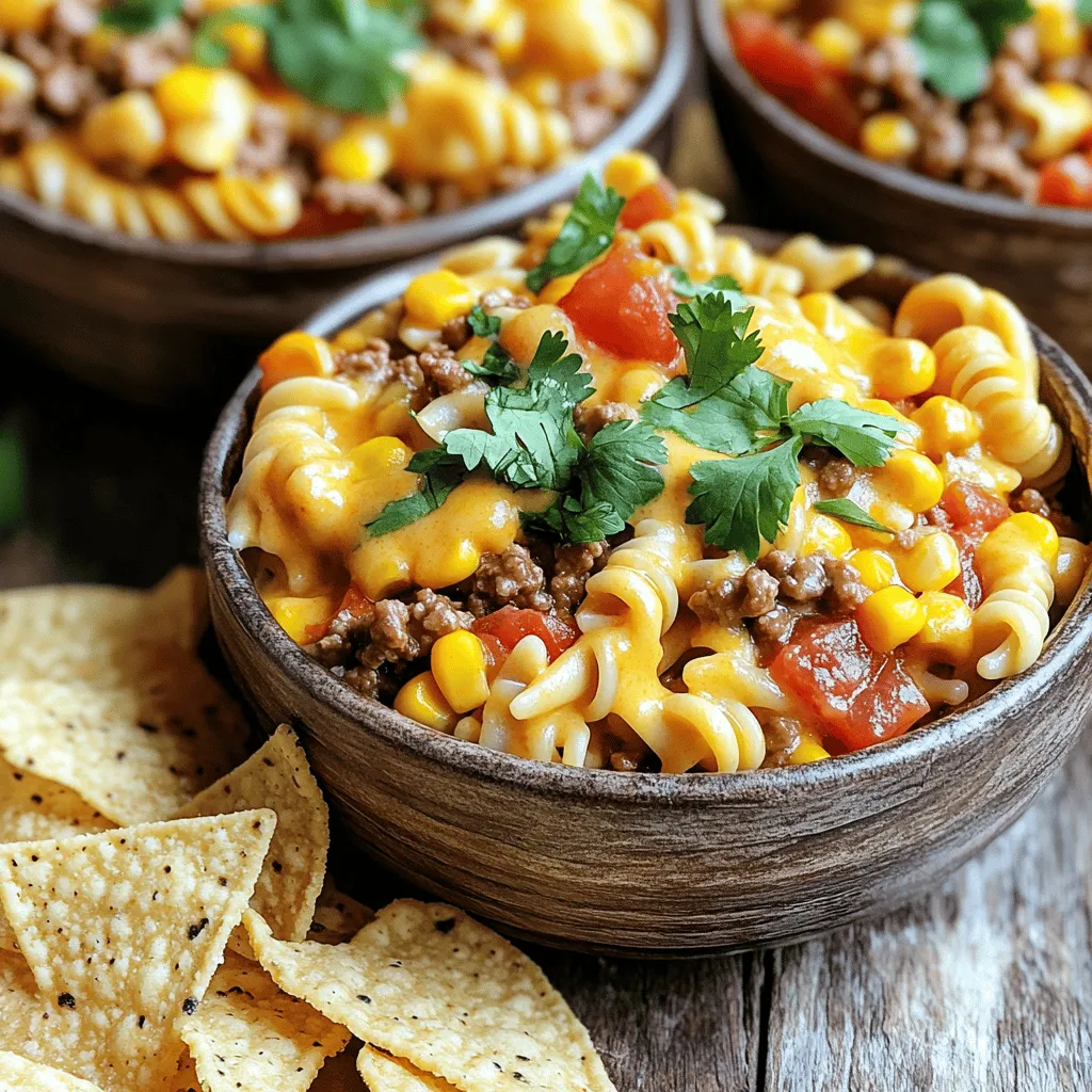 One Pot Taco Pasta Flavorful and Easy Recipe