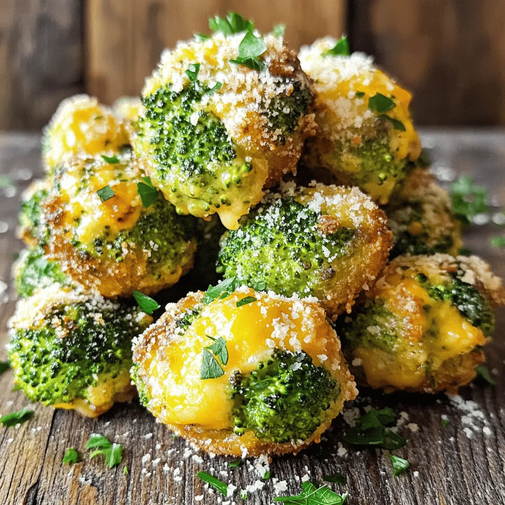 Cheesy Roasted Broccoli Bites Tasty and Easy Snack