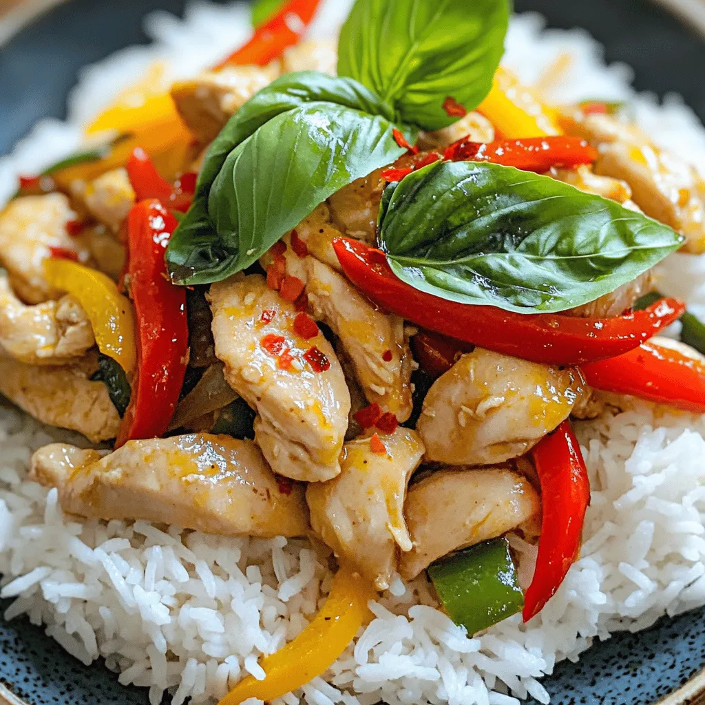 Spicy Thai Basil Chicken Flavorful and Easy Recipe