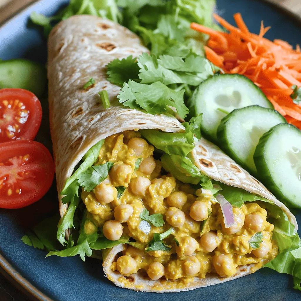 Buffalo Ranch Chickpea Wraps Tasty and Quick Meal
