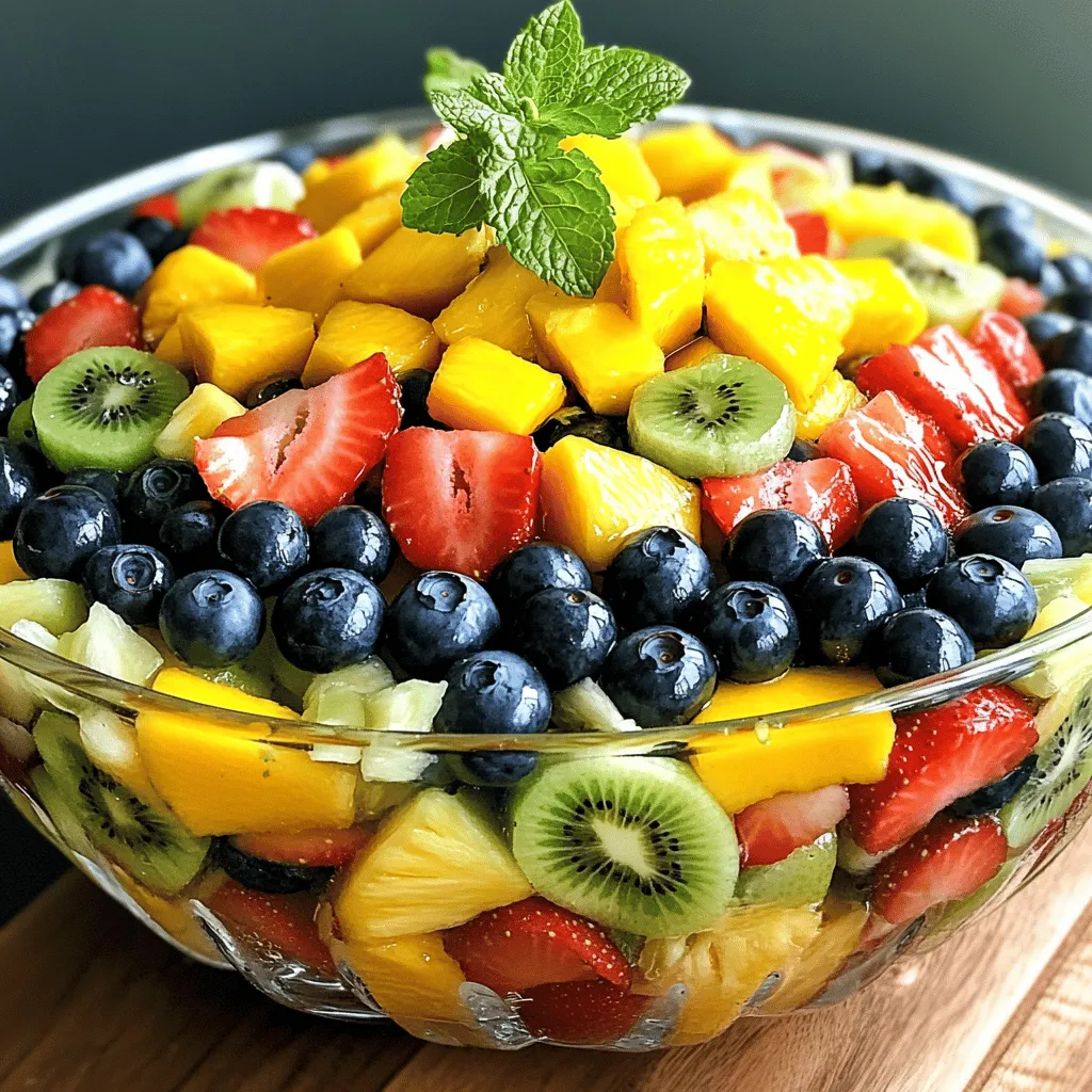 Honey Lime Fruit Salad Fresh and Flavorful Delight