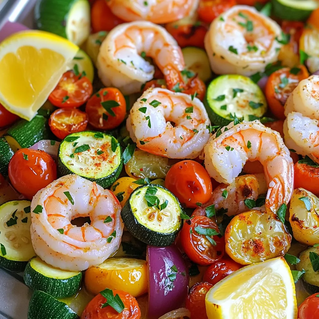 Sheet Pan Mediterranean Shrimp Veggies Flavor Fusion