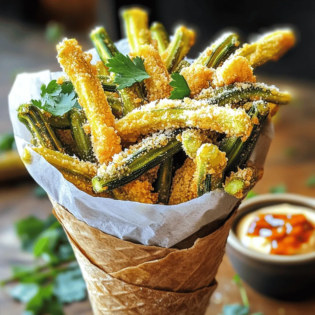 Crispy Parmesan Okra Fries Tasty and Simple Recipe