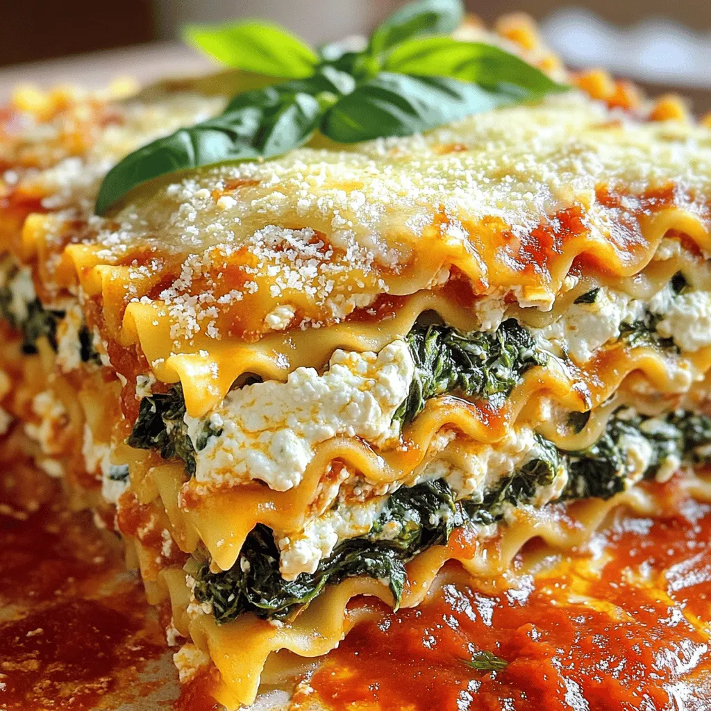 Spinach Ricotta Lasagna Flavorful and Easy Recipe