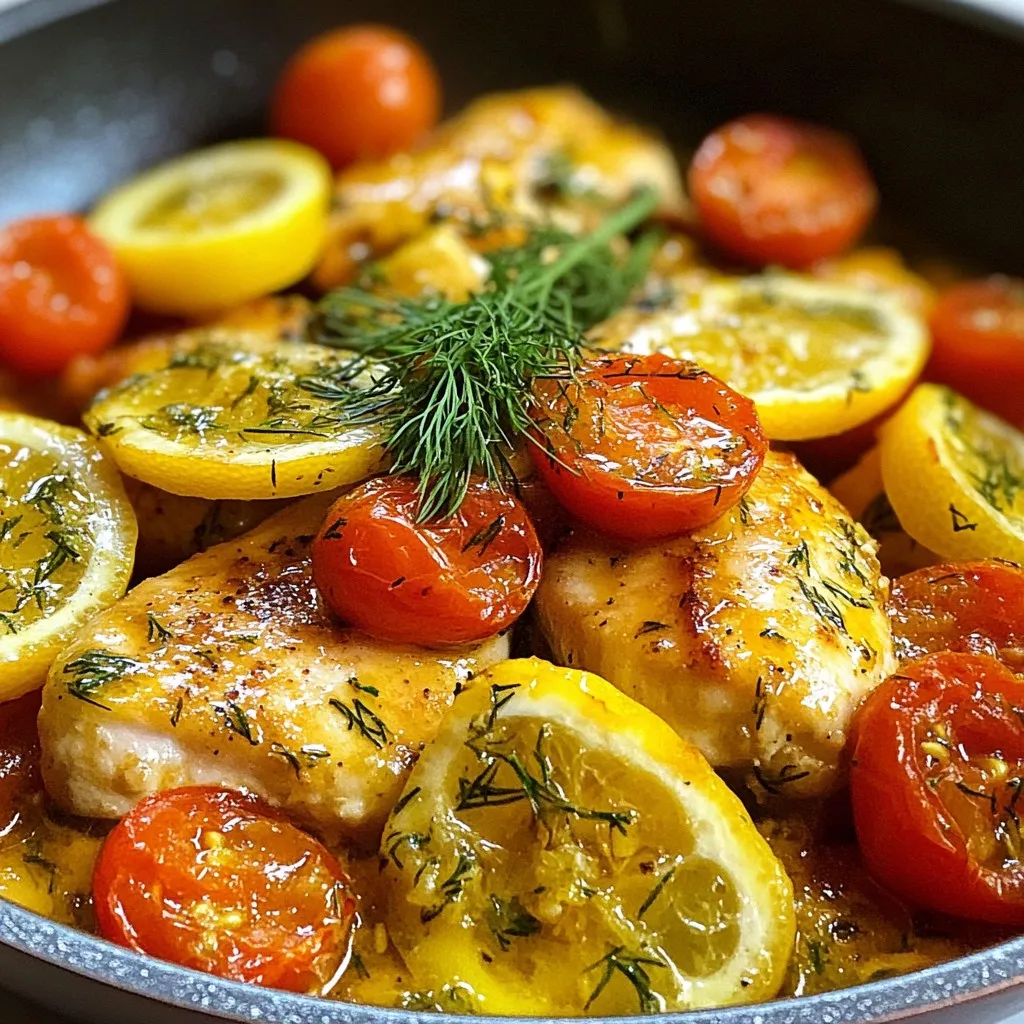 Lemon Dill Chicken Skillet Quick and Flavorful Meal