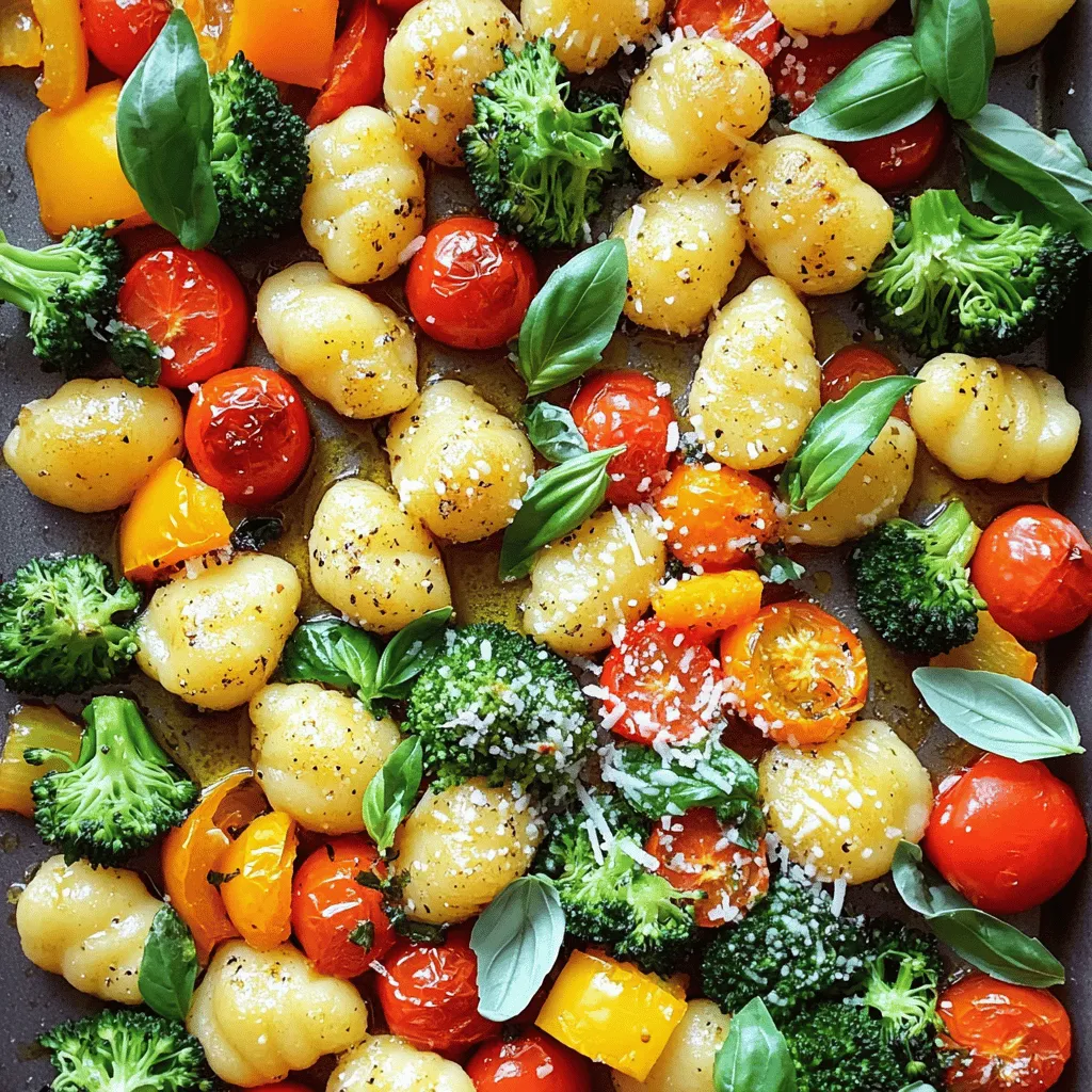 Sheet-Pan Garlic Parmesan Gnocchi &#038; Veggies Delight