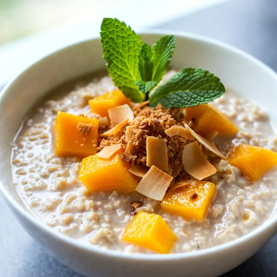 Mango Coconut Overnight Oats Simple and Tasty Recipe