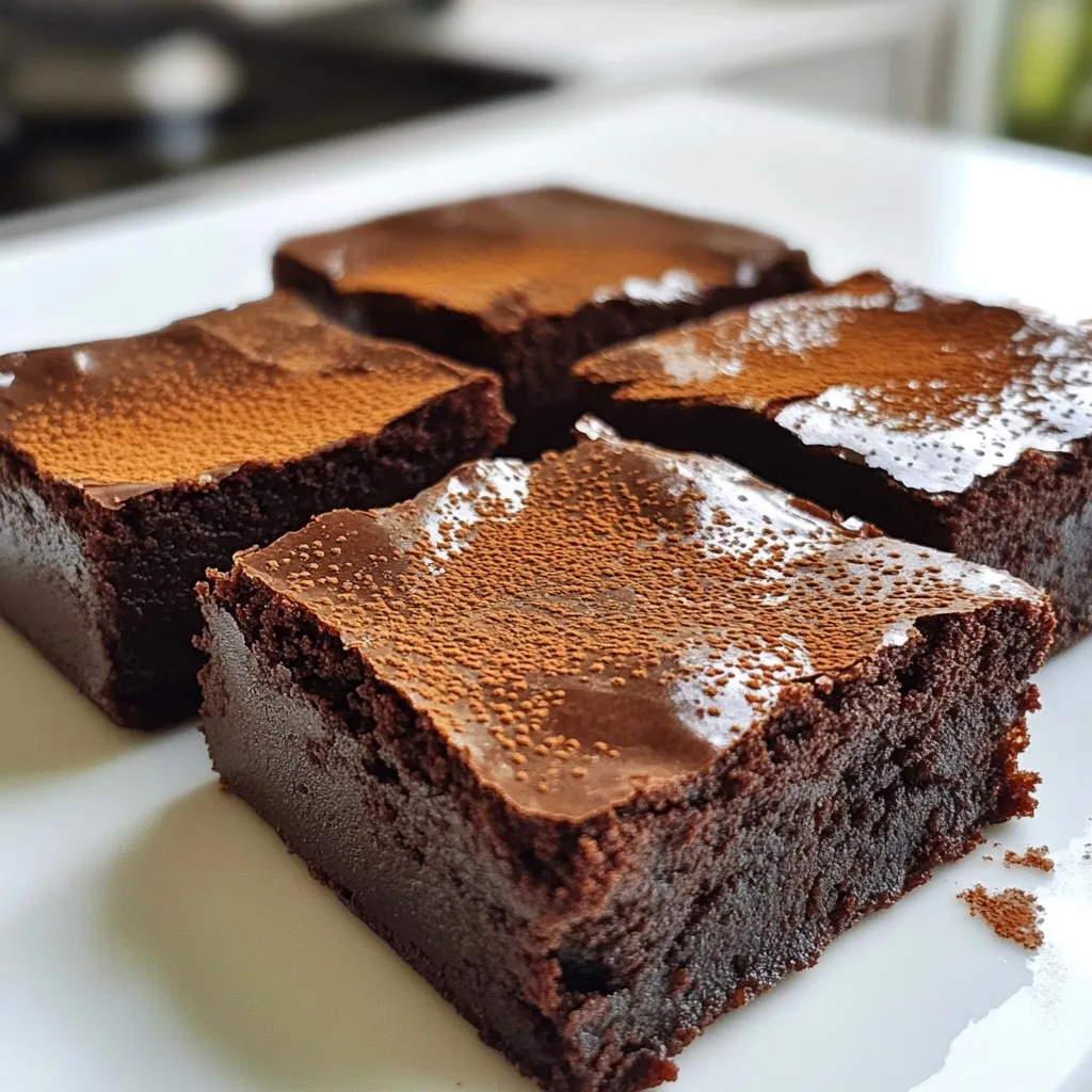 Dark Chocolate Avocado Brownies Delightful and Rich