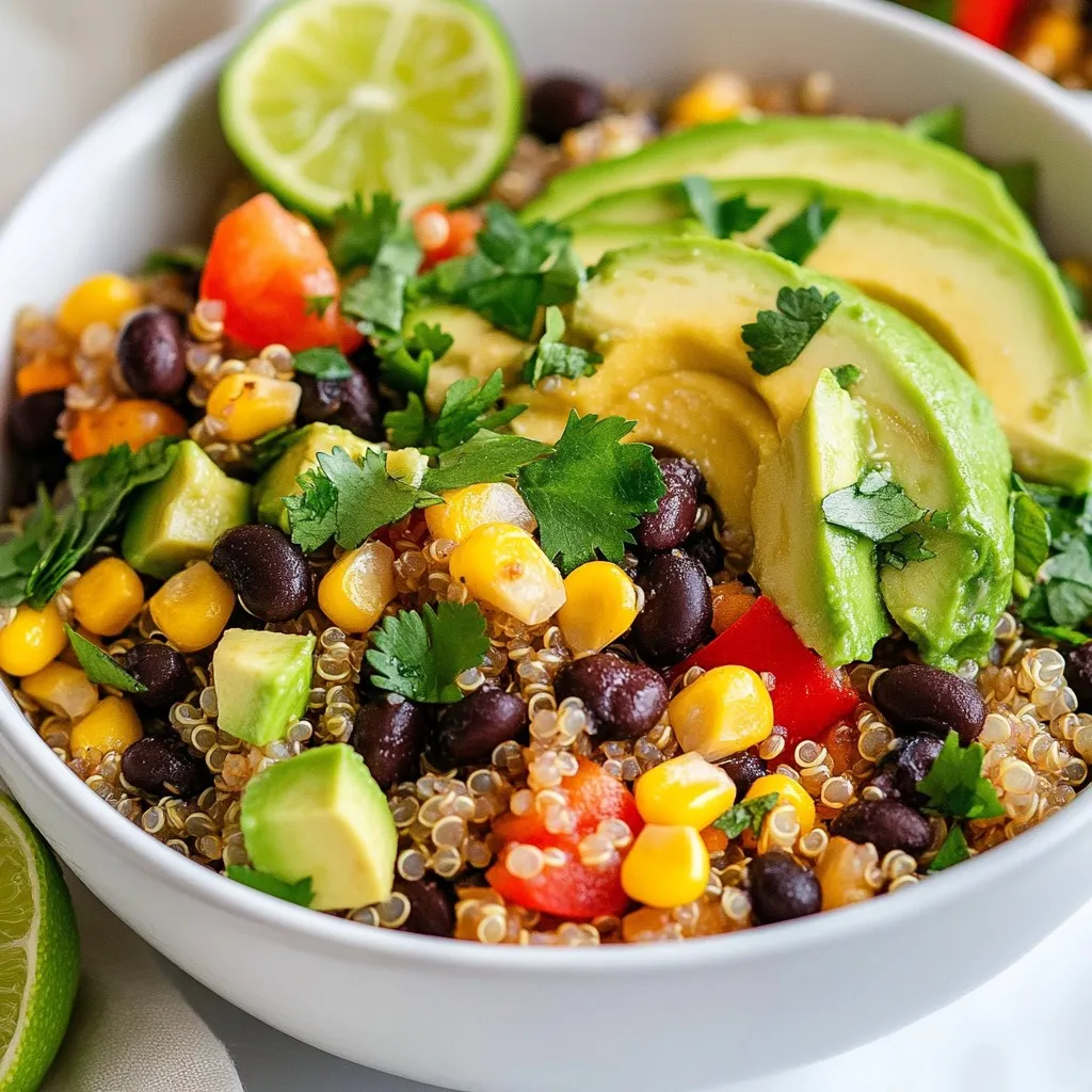Cilantro Lime Quinoa Bowls Flavorful and Fresh Meal