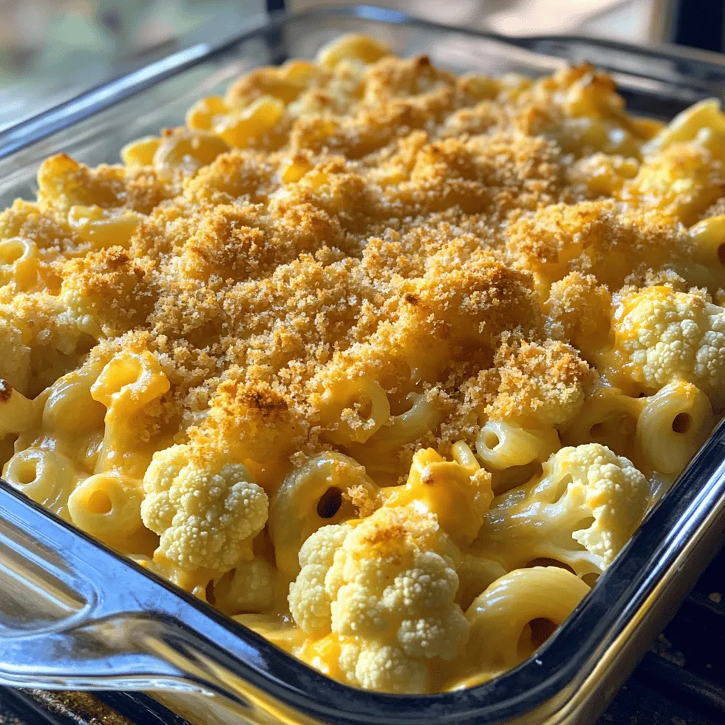 Cauliflower Mac and Cheese Creamy Comfort Food Recipe