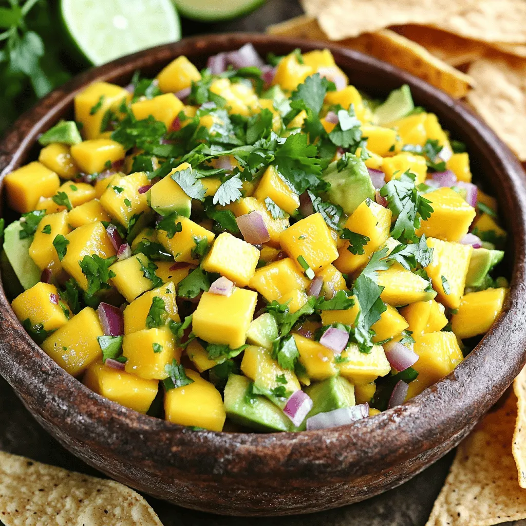 Mango Avocado Salsa Flavorful and Fresh Delight