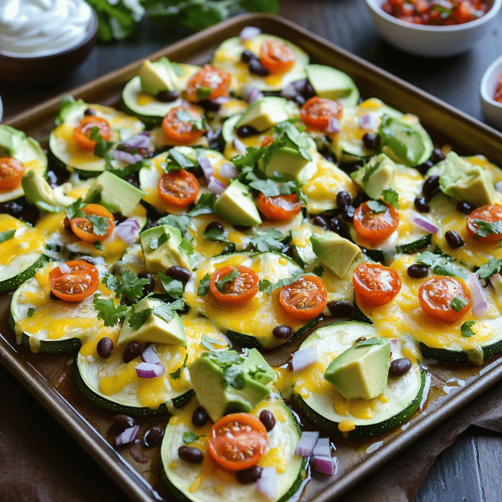 Zucchini Nachos Tasty and Healthy Snack Idea