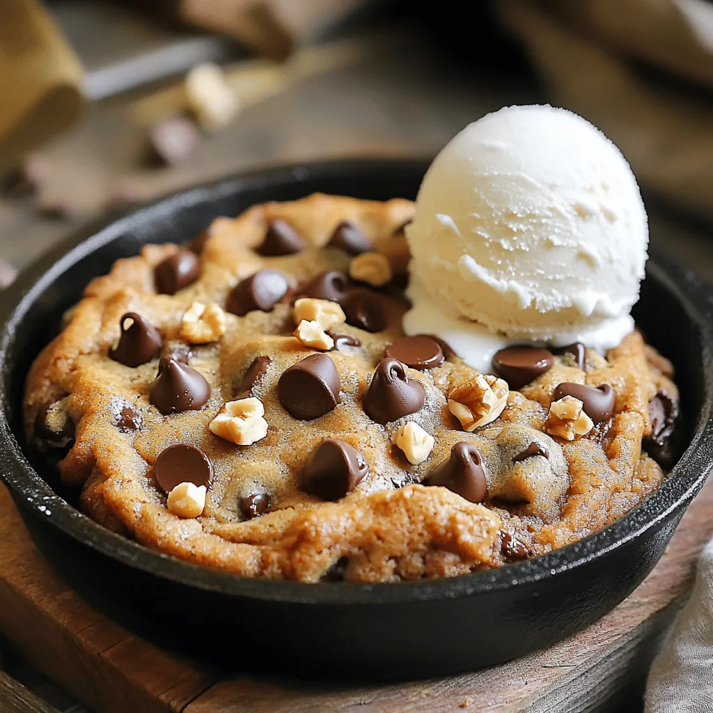 42. Chocolate Chip Cookie Skillet Irresistible Treat