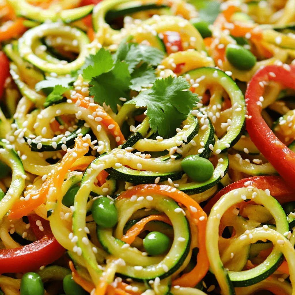 Zucchini Noodle Stir Fry Flavorful and Quick Meal