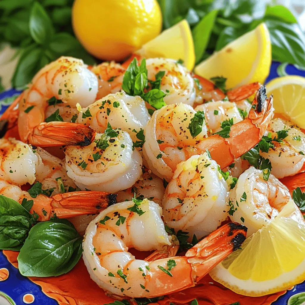 Lemon Garlic Herb Grilled Shrimp Simple and Tasty Meal