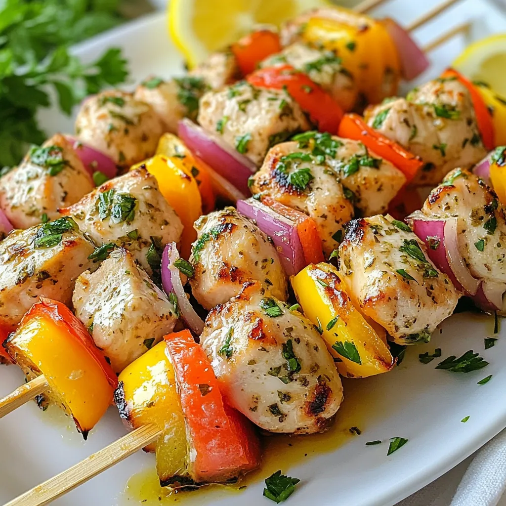 Lemon Herb Chicken Kabobs Flavorful and Easy Recipe