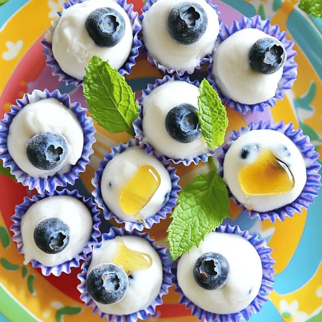 Frozen Blueberry Yogurt Bites Simple and Healthy Treat