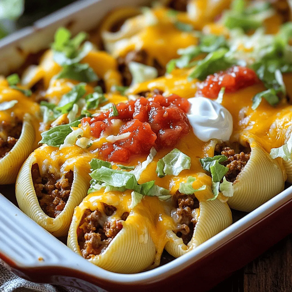 Crispy Taco Stuffed Shells Flavorful and Easy Recipe