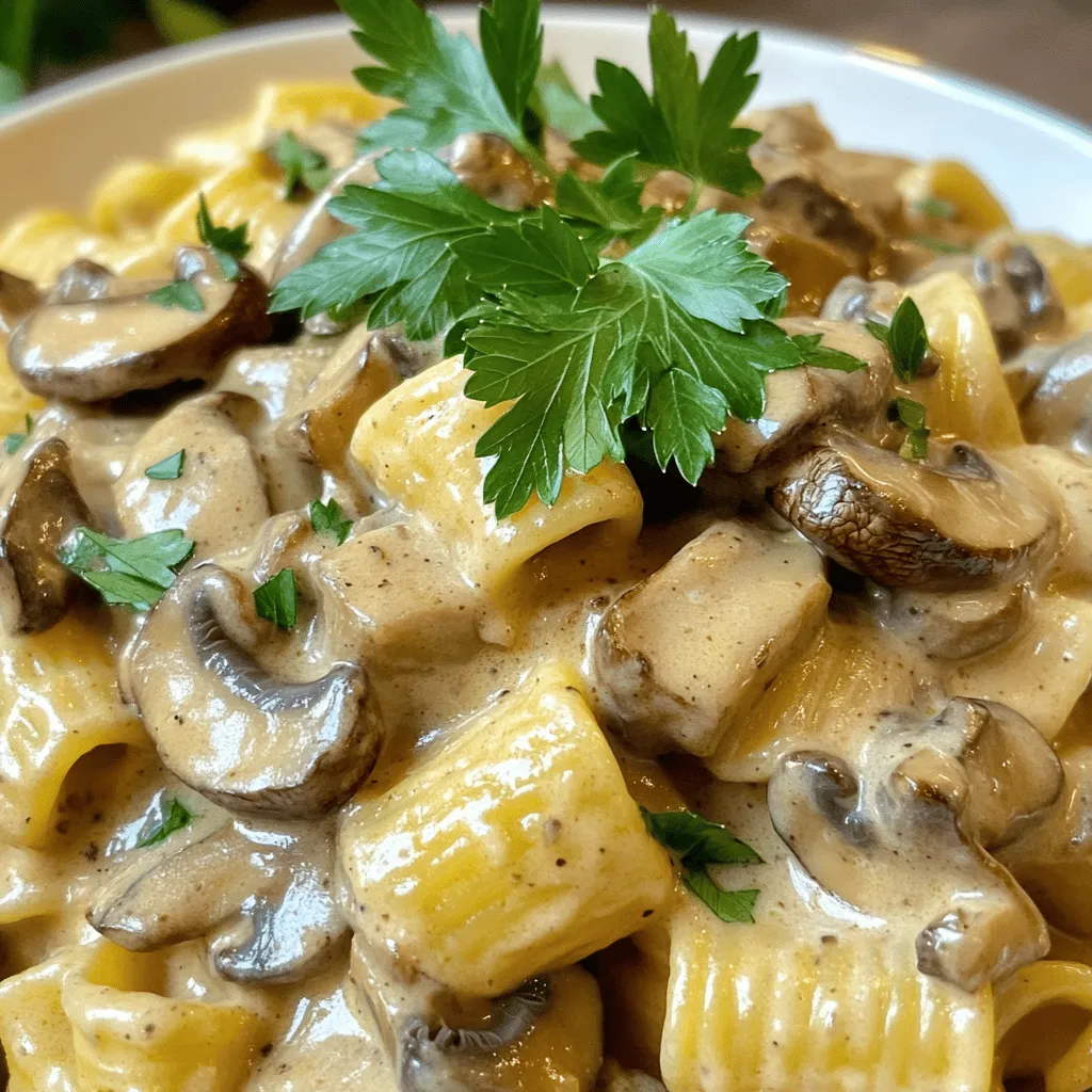 Vegan Mushroom Stroganoff Hearty and Flavorful Dish