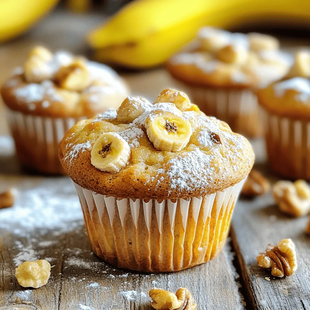Banana Nut Muffins Simple and Delicious Recipe