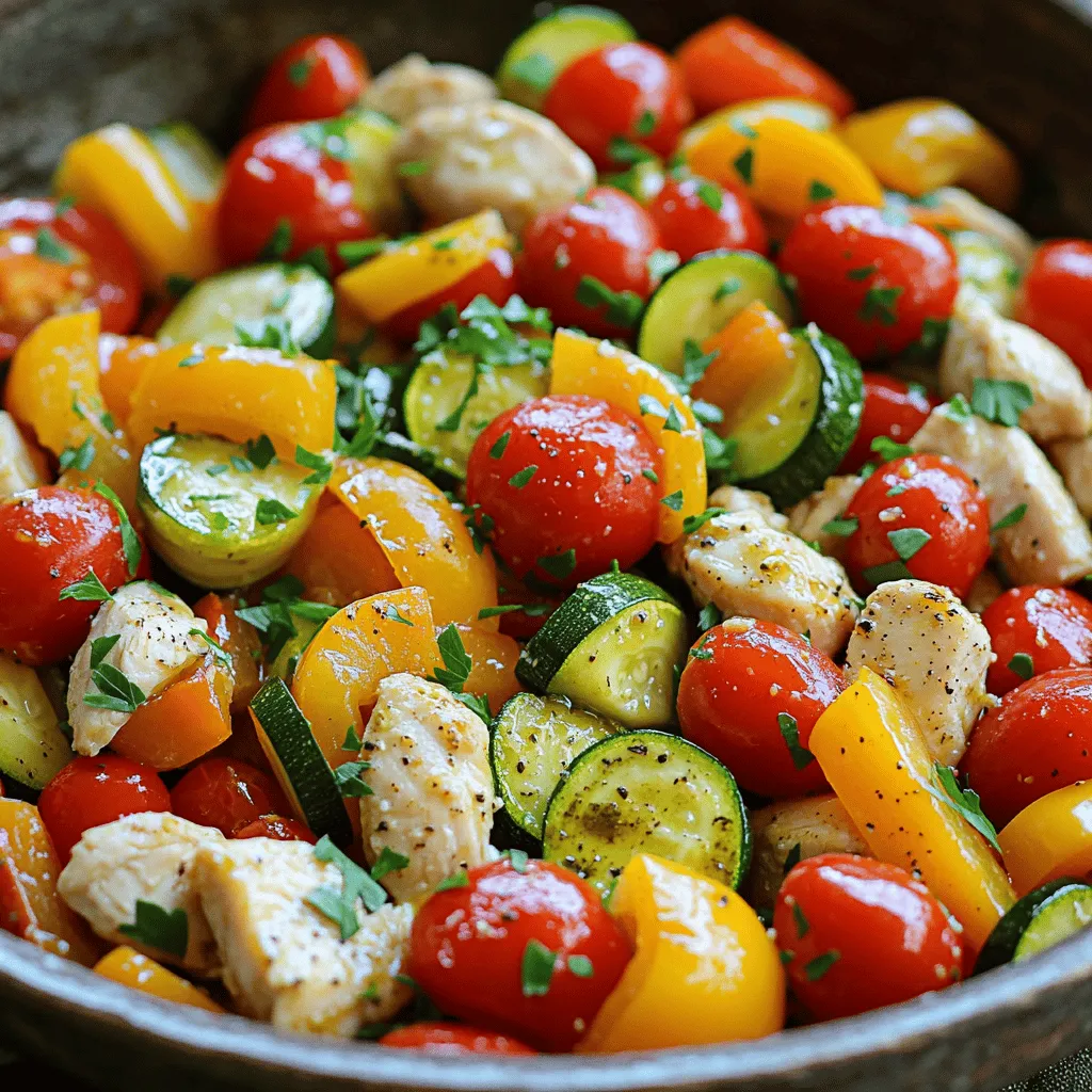 Easy Chicken and Veggie Skillet Fast and Flavorful Meal