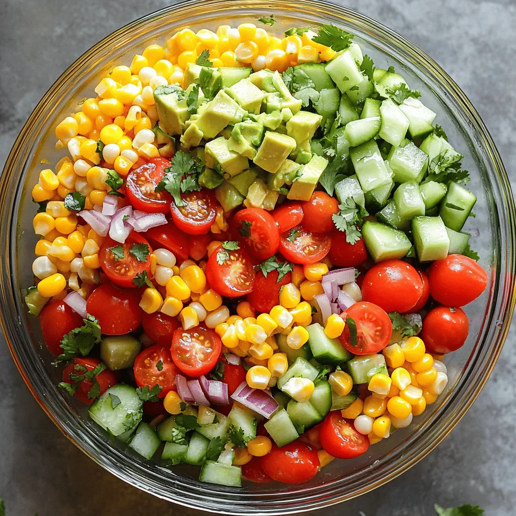 Fresh Corn Salad Lively and Flavorful Mix