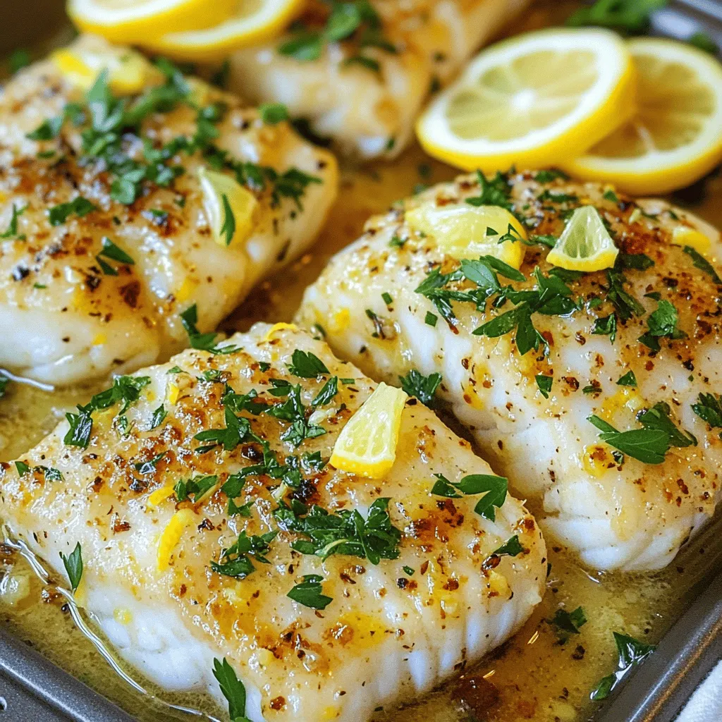 Lemon Butter Garlic Cod Flavorful and Easy Recipe