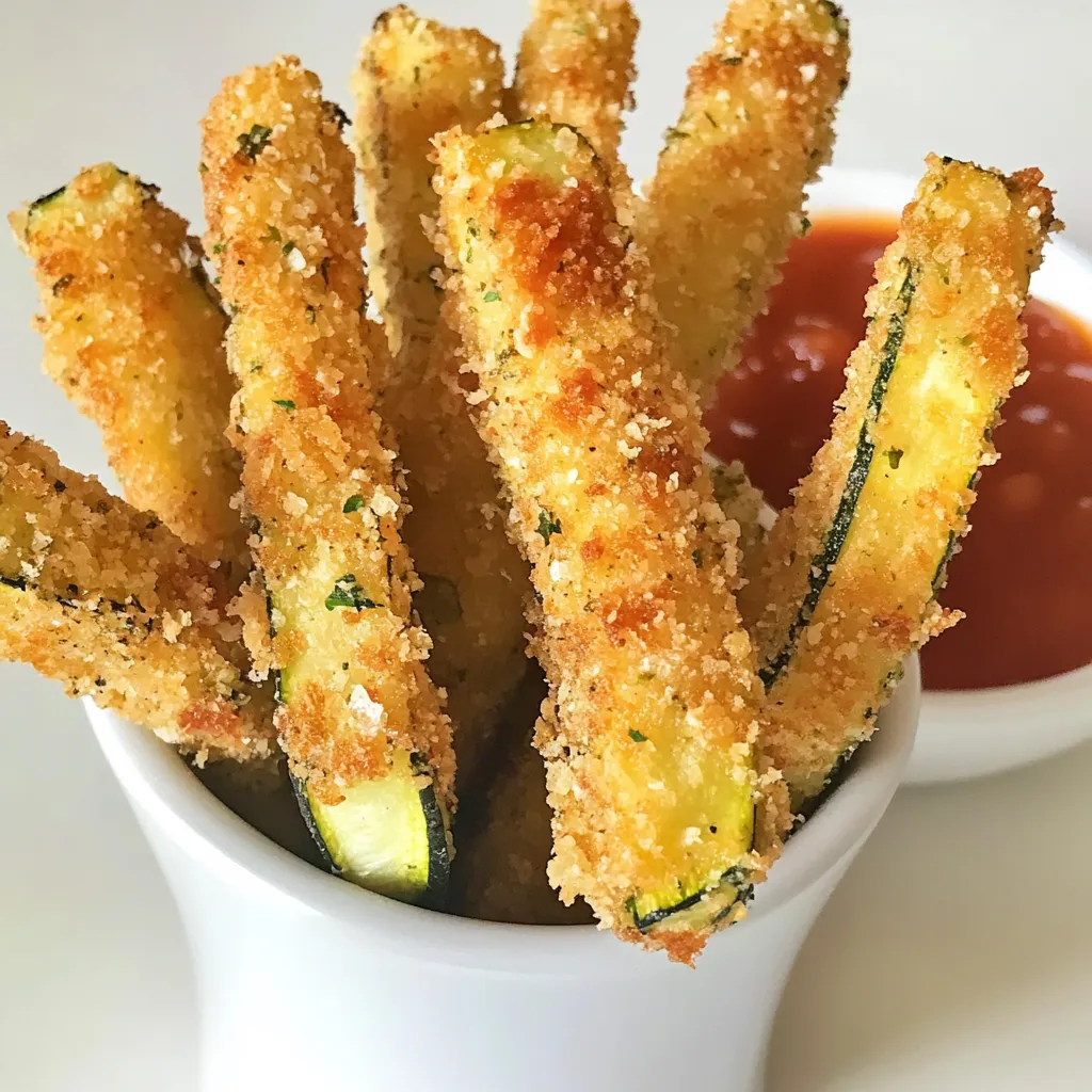 Crispy Parmesan Zucchini Fries Easy and Tasty Snack