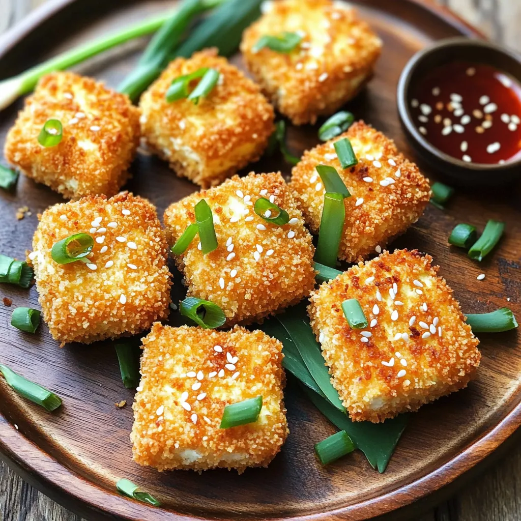Air Fryer Crispy Tofu Nuggets Simple and Crunchy Snack