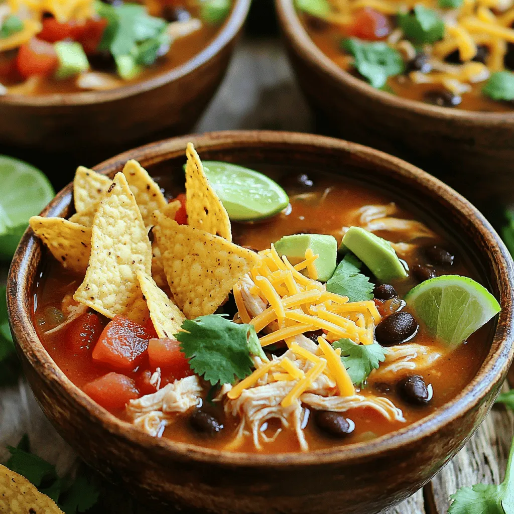Instant Pot Chicken Tortilla Soup Quick and Flavorful