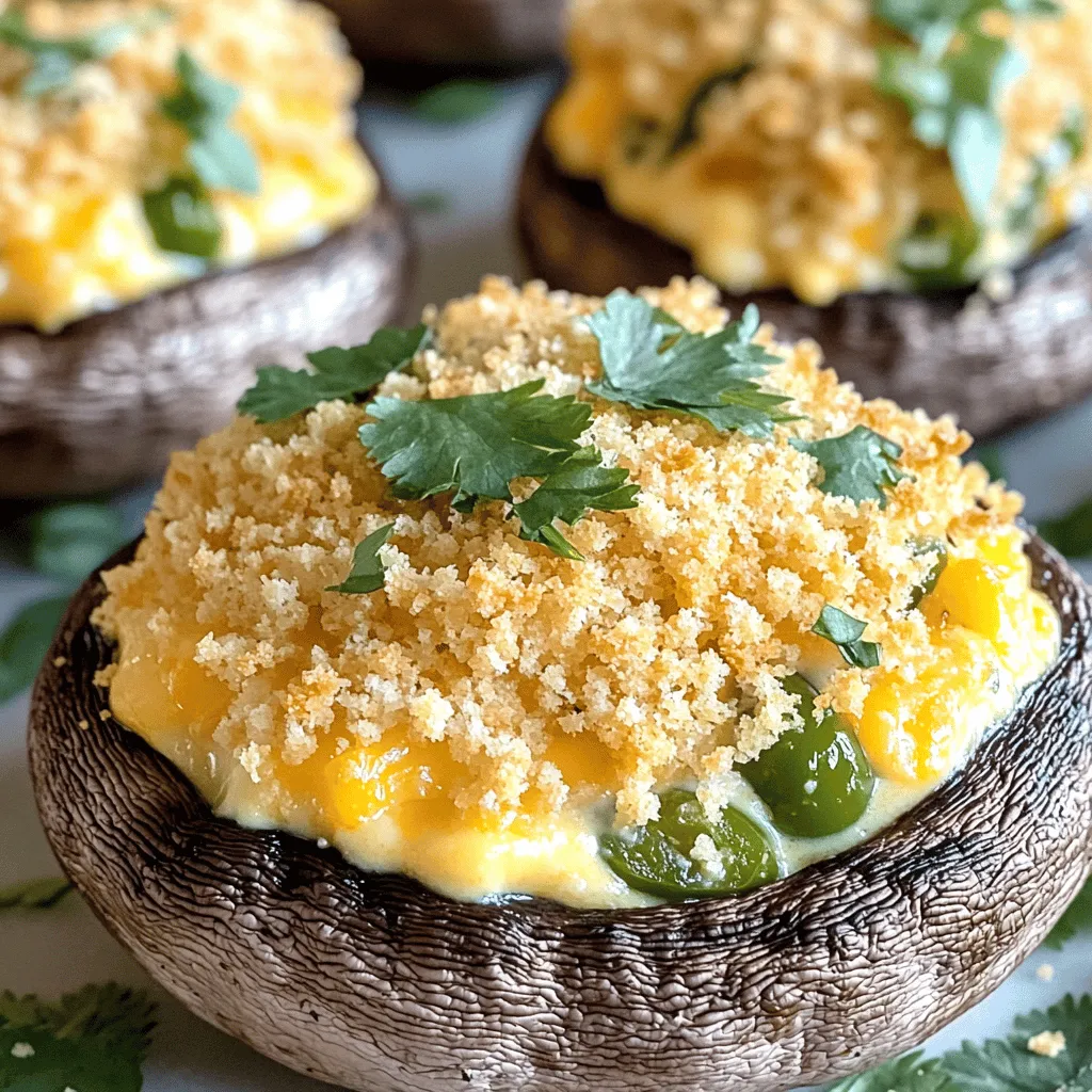 Jalapeño Popper Stuffed Mushrooms Irresistible Recipe