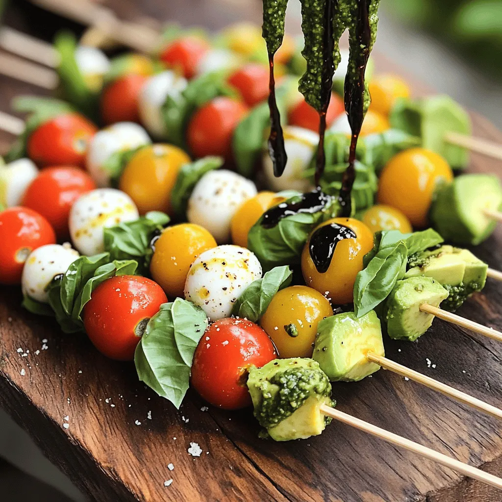 Caprese Salad Skewers Fresh and Flavorful Delight
