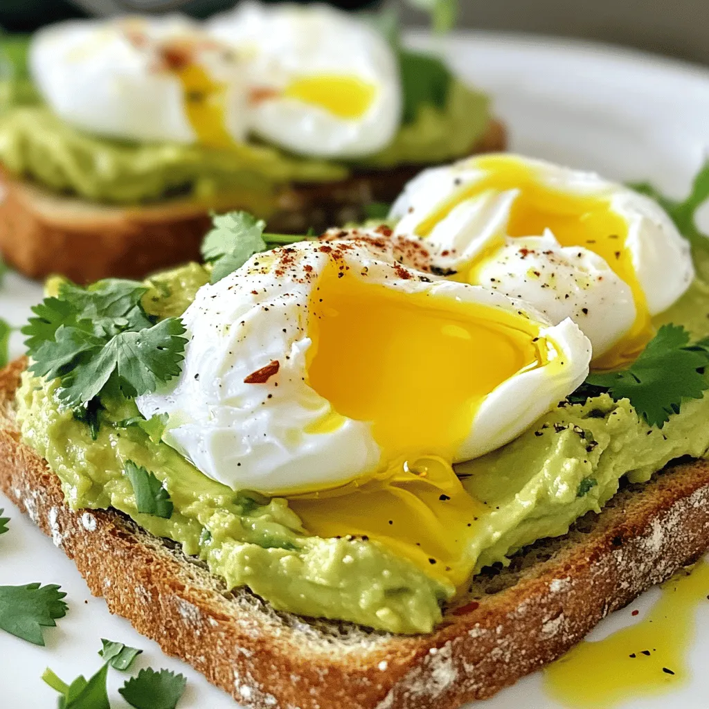 Savory Avocado Toast with Poached Egg Delight Recipe