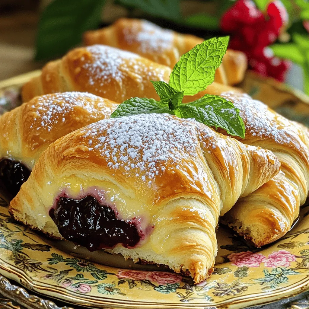 Cherry Pie Crescent Rolls Quick and Tasty Treat