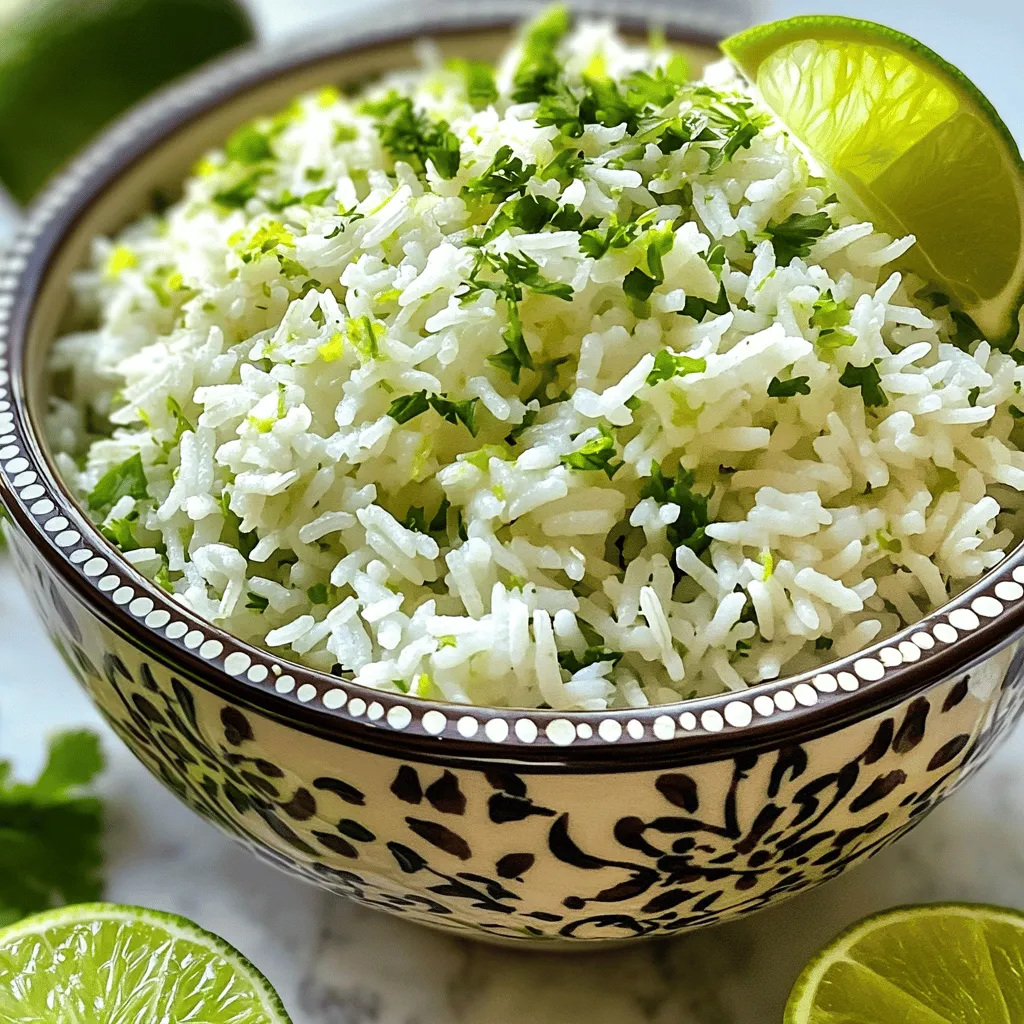 Cilantro Lime Rice Easy and Flavorful Side Dish
