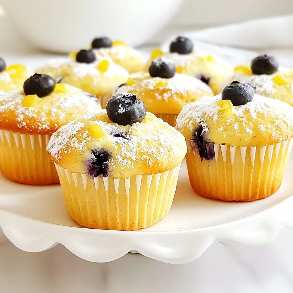 Lemon Blueberry Energy Muffins Light and Tasty Treat