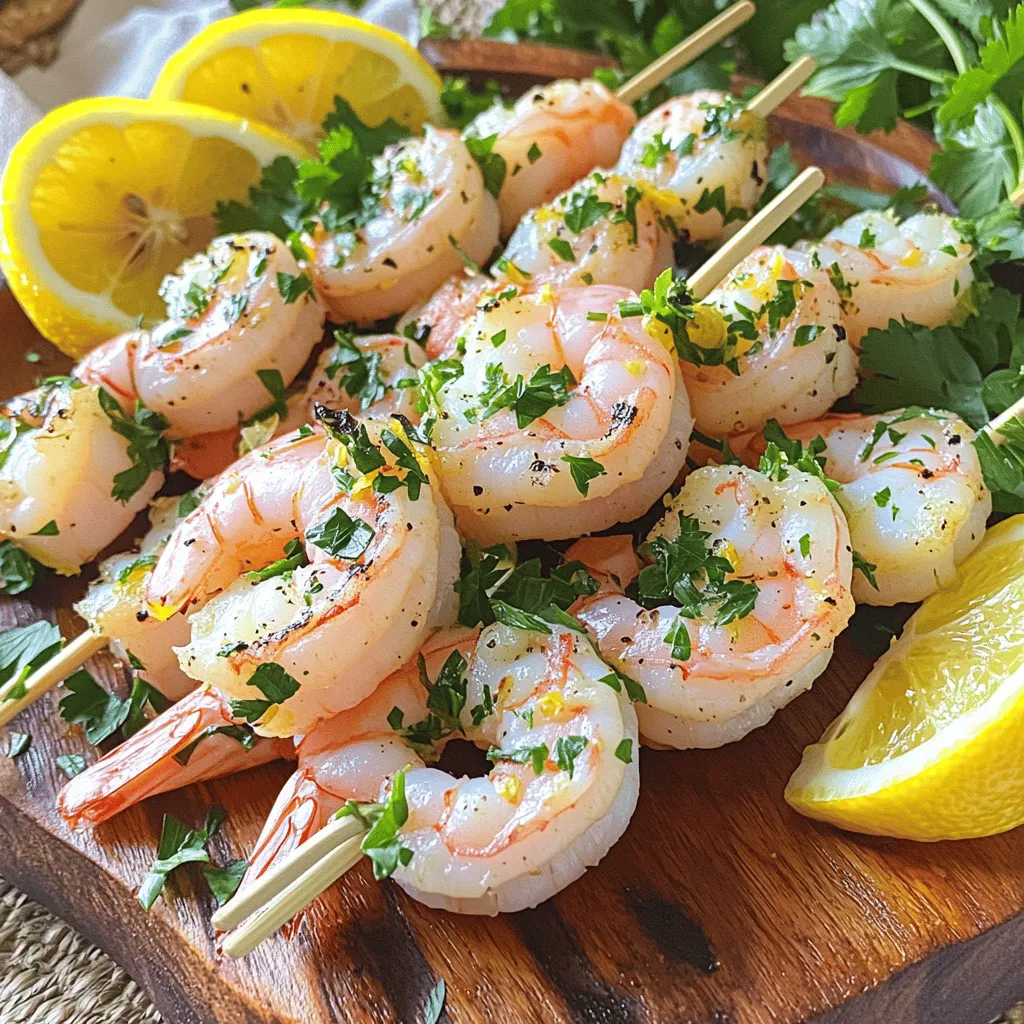 65. Grilled Lemon Herb Shrimp Flavorful and Easy Recipe
