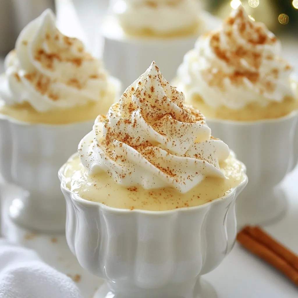 Eggnog Pudding Shots Festive and Fun Holiday Treat