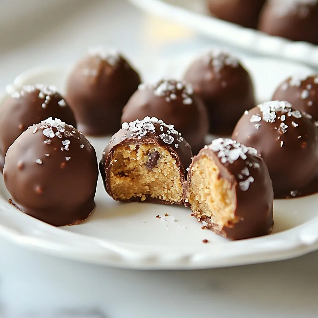 Chocolate Chip Cookie Dough Truffles Simple Delight
