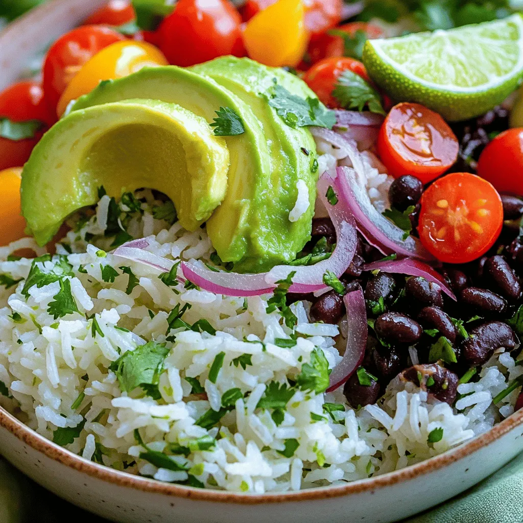 41. Cilantro Lime Rice Bowl Flavorful and Easy Recipe