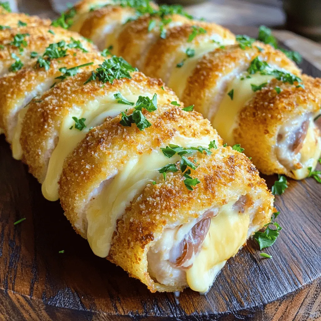 Crispy Creamy Chicken Cordon Bleu Simple and Tasty