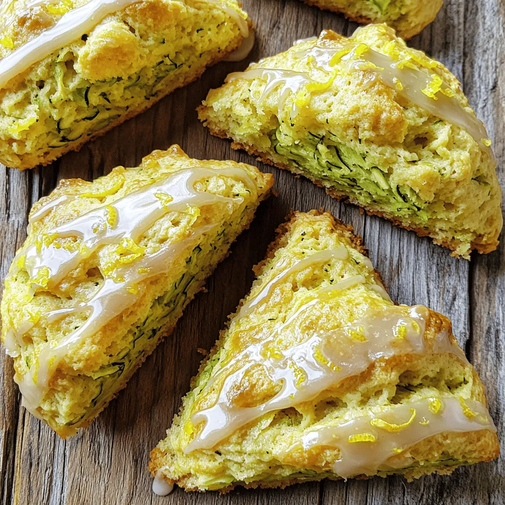 Lemon Zucchini Scones Flavorful and Simple Treat