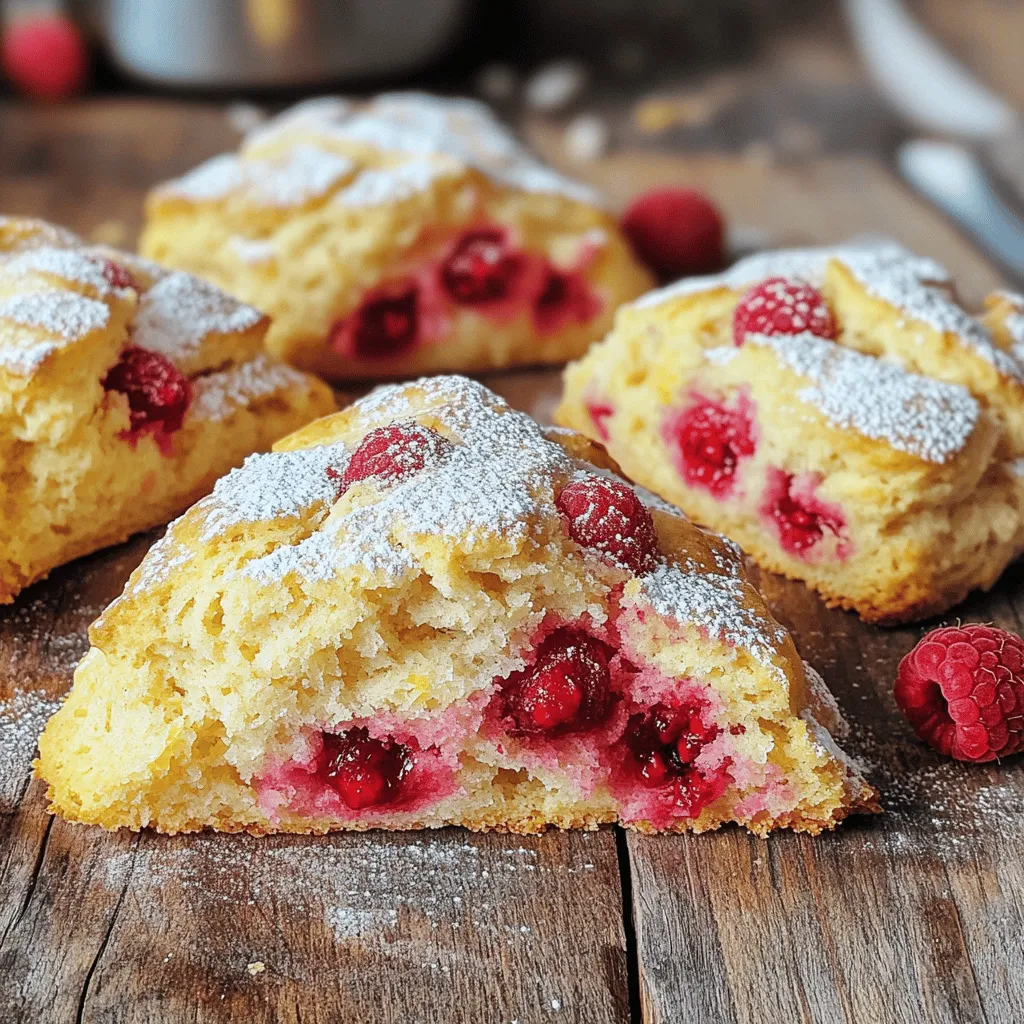 Lemon Raspberry Scones Fresh and Tasty Delight