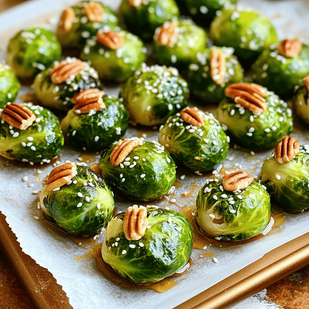 75. Maple Glazed Brussels Sprouts Flavorful and Simple