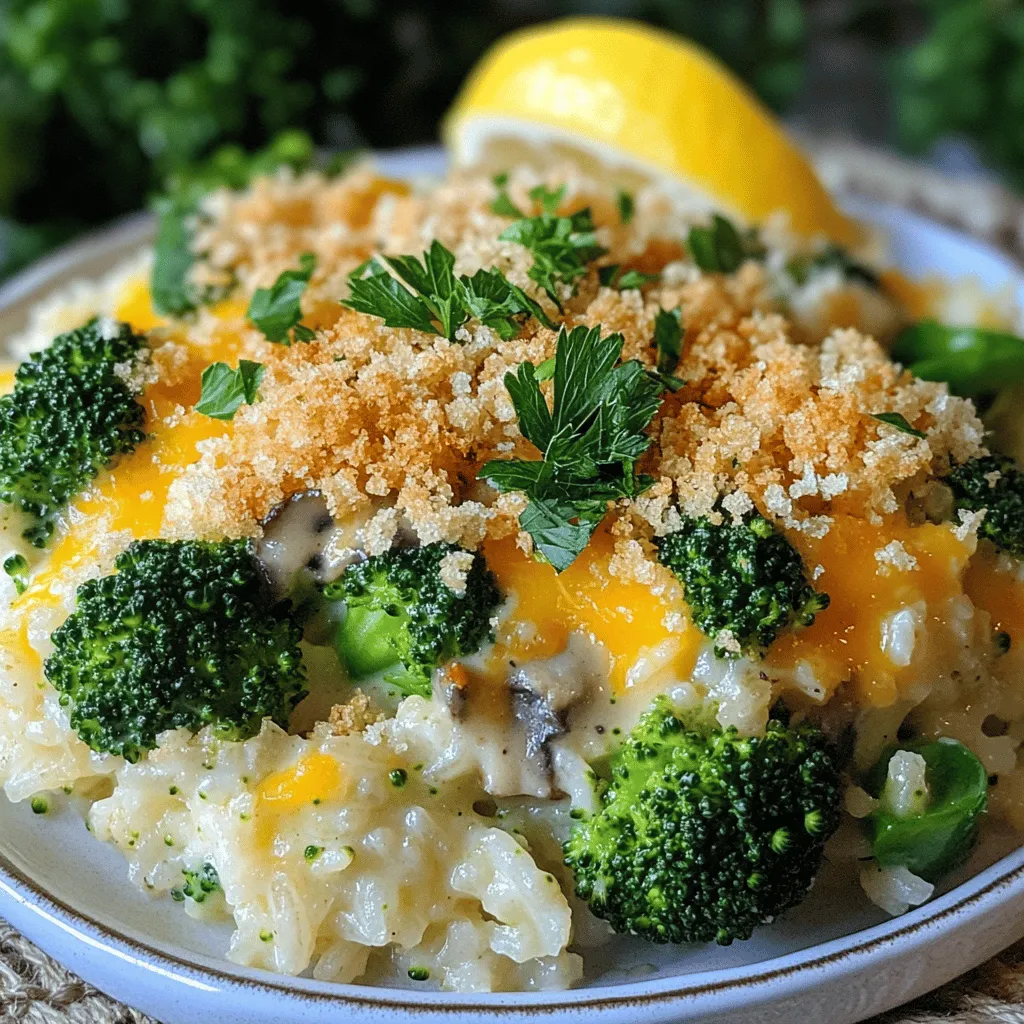 Cheesy Broccoli Rice Casserole Easy Family Favorite