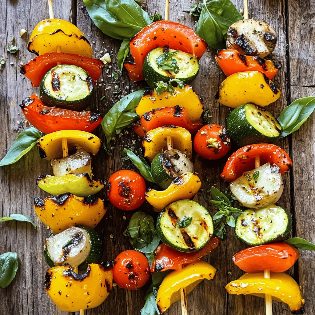 Grilled Vegetable Skewers Simple and Flavorful Dish